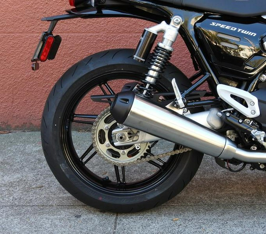 2025 Triumph Speed Twin 1200 Crystal White/Sapphire Black