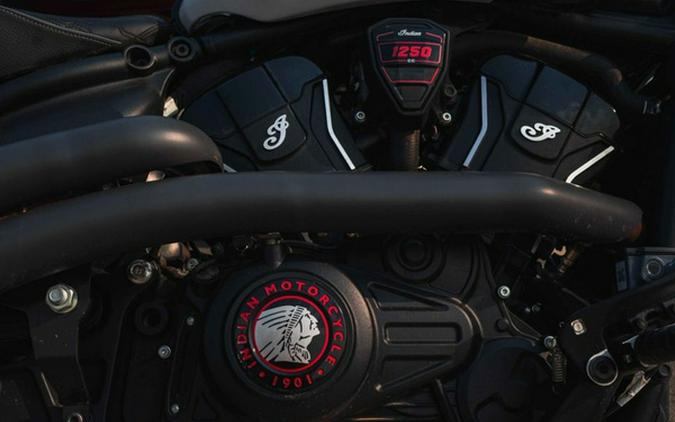 2025 Indian 101 Scout Ghost White Metallic With Graphics