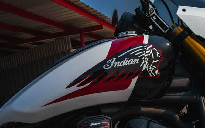 2025 Indian 101 Scout Ghost White Metallic With Graphics