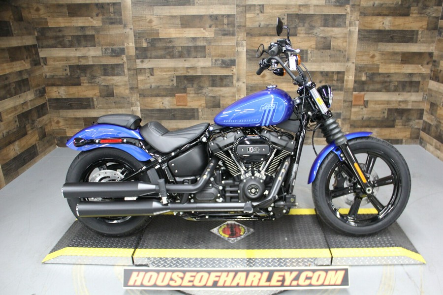 2024 Harley-Davidson Street Bob 114 Blue Burst