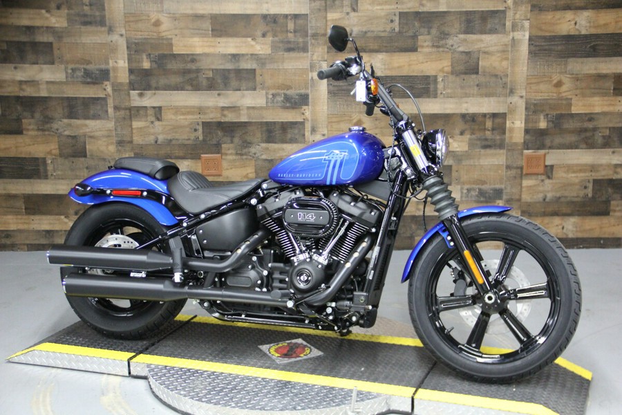 2024 Harley-Davidson Street Bob 114 Blue Burst