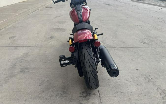 2025 Indian Motorcycle® 101 Scout® Sunset Red Metallic with Graphics