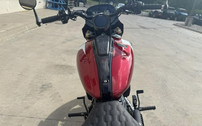 2025 Indian Motorcycle® 101 Scout® Sunset Red Metallic with Graphics