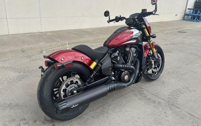 2025 Indian Motorcycle® 101 Scout® Sunset Red Metallic with Graphics
