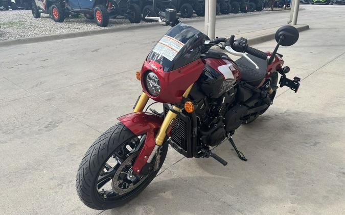 2025 Indian Motorcycle® 101 Scout® Sunset Red Metallic with Graphics