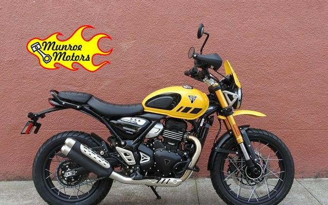 2026 Triumph Scrambler 400 XC Racing Yellow