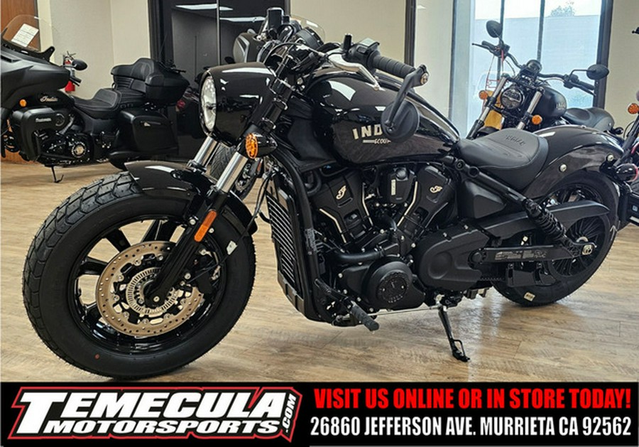 2026 Indian Scout Bobber Limited +Tech Black Smoke