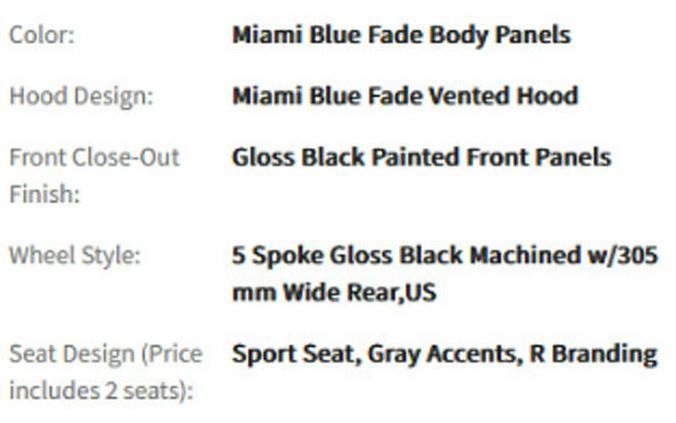 2023 Polaris Slingshot® R Miami Blue Fade (Manual)