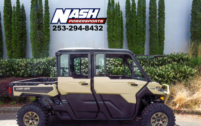 2024 Can-Am® Defender MAX Limited HD10 Desert Tan & Timeless Black