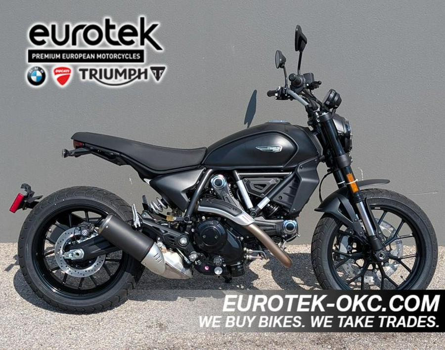 New 2025 Ducati Scrambler Icon Dark