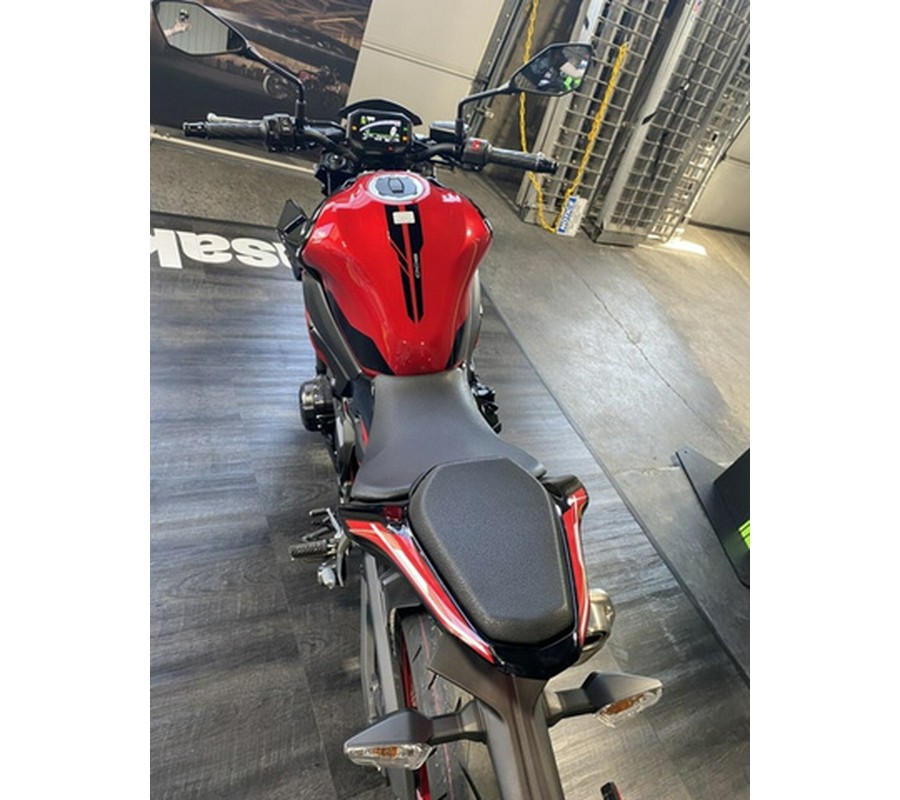 2024 Kawasaki Z900 ABS Candy Persimmon RedEbony