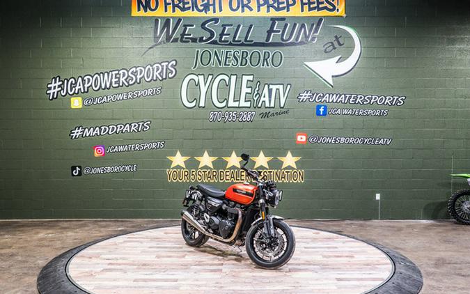 2023 Triumph Speed Twin 1200 Matte Baja Orange