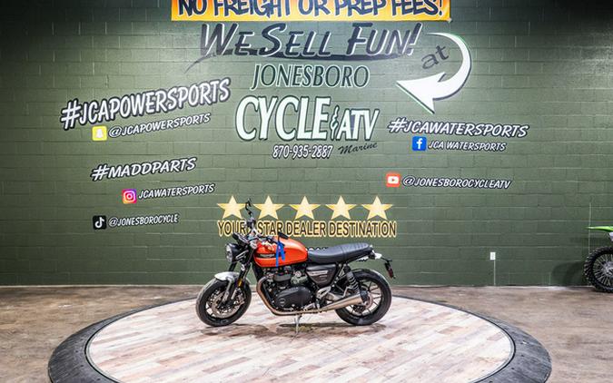 2023 Triumph Speed Twin 1200 Matte Baja Orange