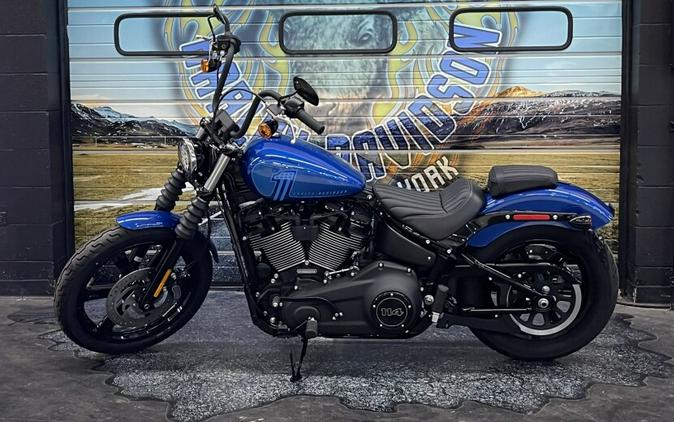 2024 Harley-Davidson Street Bob 114 Blue Burst