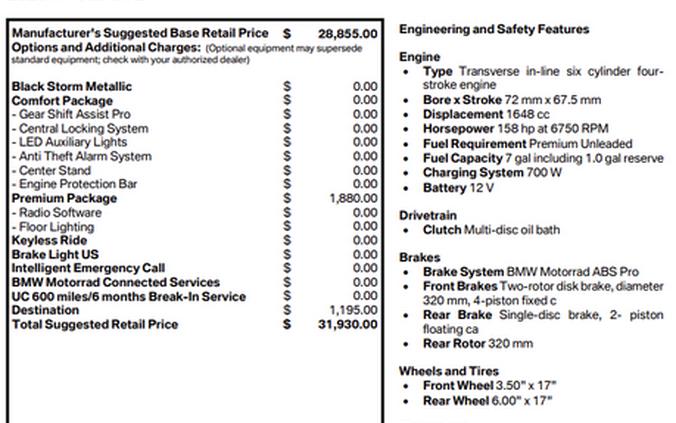 New 2026 BMW K 1600 GTL