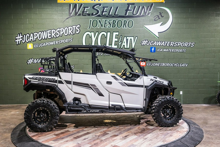 2019 Polaris General 4 1000 Matte White Metallic