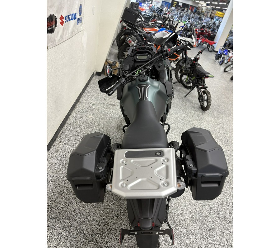 2026 Kawasaki KLR® 650 Adventure ABS Metallic Matte Dark Green - K9605