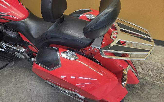 2015 Victory Motorcycles Cross Country Havasu Red with Black Flames Gloss Titanium Metallic