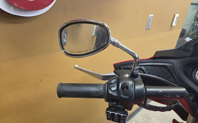 2015 Victory Motorcycles Cross Country Havasu Red with Black Flames Gloss Titanium Metallic