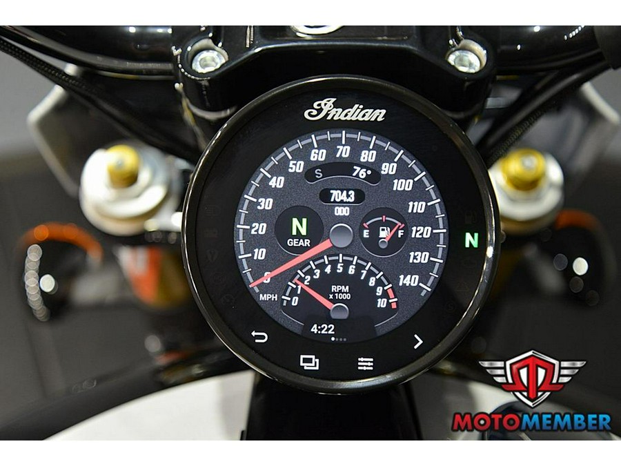 2025 Indian Motorcycle 101 SCOUT Ghost White Metallic with Graphics