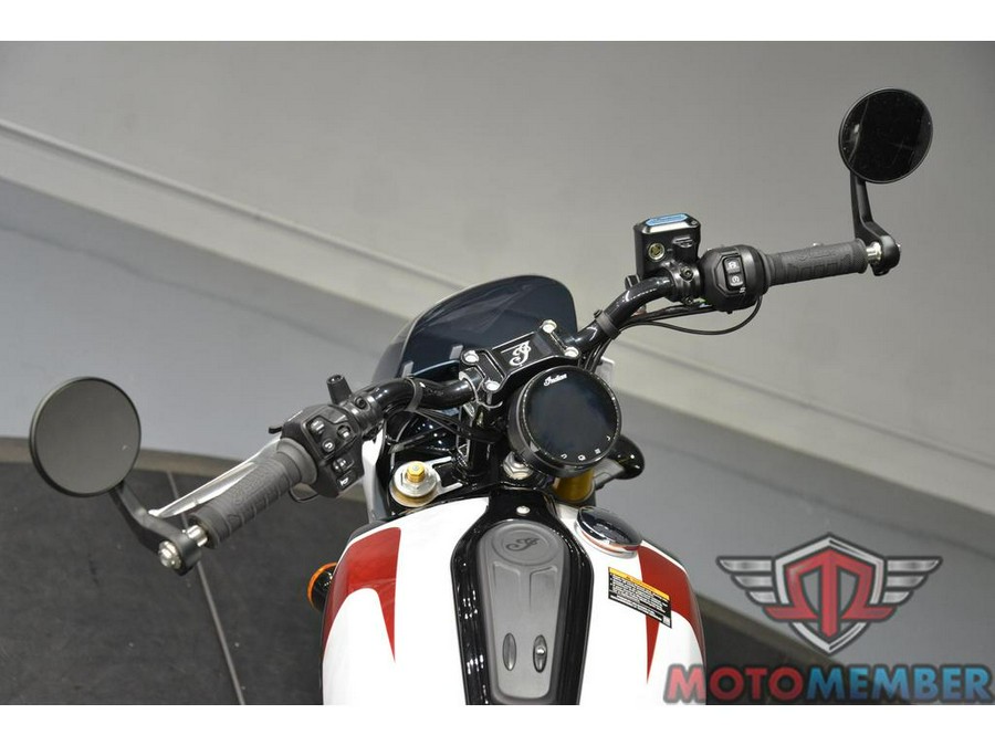 2025 Indian Motorcycle 101 SCOUT Ghost White Metallic with Graphics