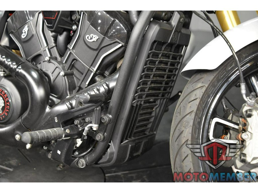 2025 Indian Motorcycle 101 SCOUT Ghost White Metallic with Graphics