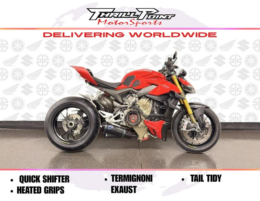 2022 Ducati Streetfighter V4 S Ducati Red