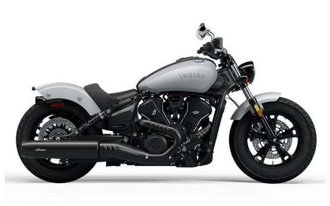 2025 Indian Motorcycle® Scout® Sixty Bobber Limited Ghost White Metallic Smoke