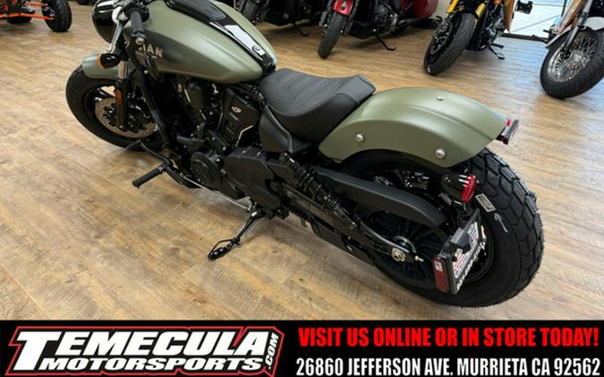 2026 Indian Scout Bobber Limited +Tech Moss Green Smoke
