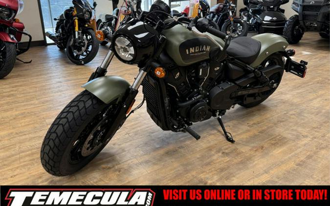 2026 Indian Scout Bobber Limited +Tech Moss Green Smoke