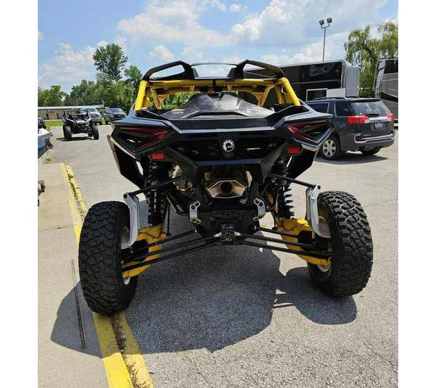 2024 Can-Am® Maverick R X RS with Smart-Shox Carbon Black & Neo Yellow