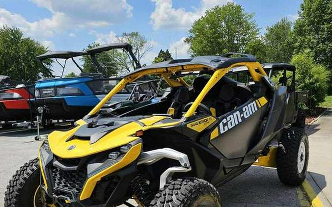 2024 Can-Am® Maverick R X RS with Smart-Shox Carbon Black & Neo Yellow