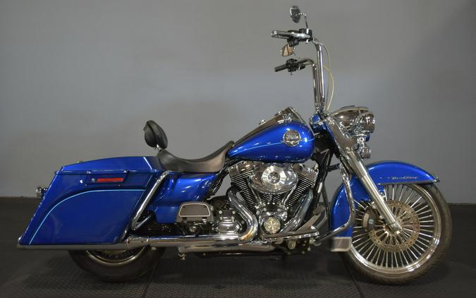 2009 Harley-Davidson Road King Classic Flame Blue Pearl
