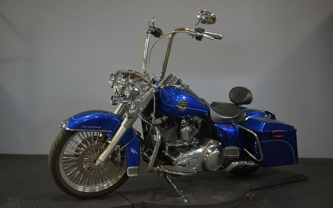 2009 Harley-Davidson Road King Classic Flame Blue Pearl