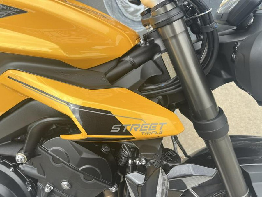 2026 Triumph Street Triple 765 RS Cosmic Yellow