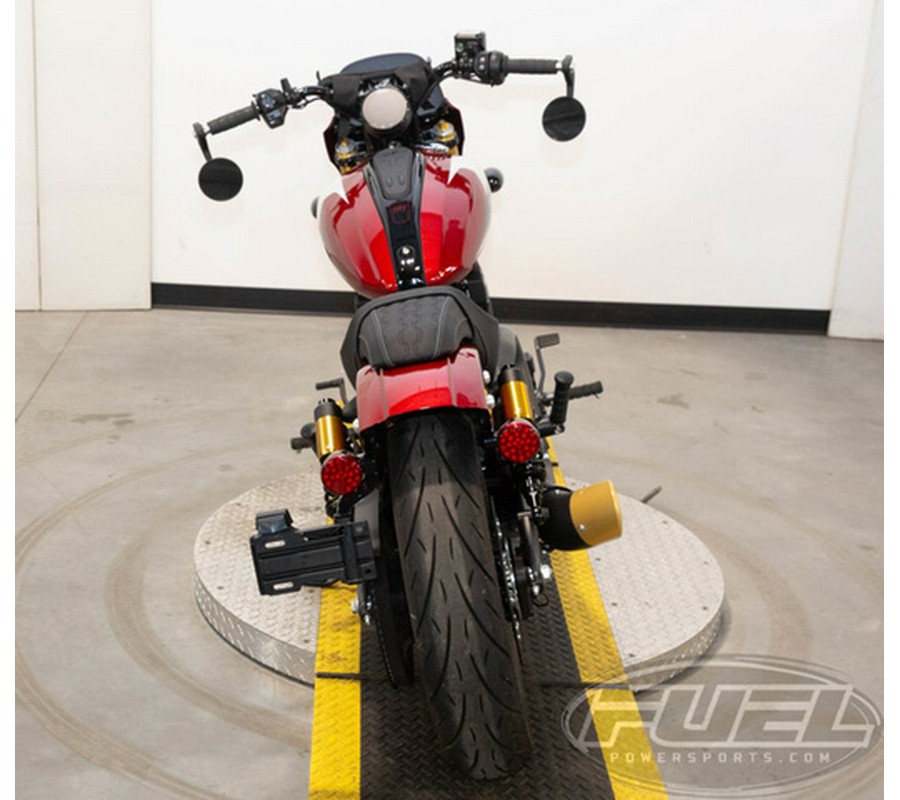 2025 Indian 101 Scout Sunset Red Metallic With Graphics