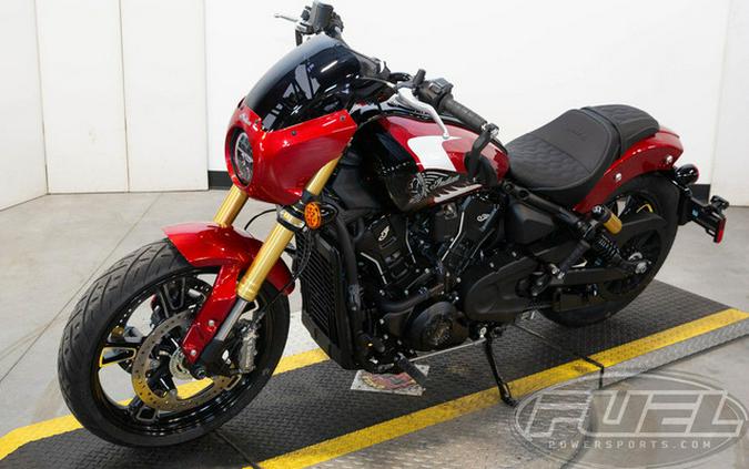 2025 Indian 101 Scout Sunset Red Metallic With Graphics