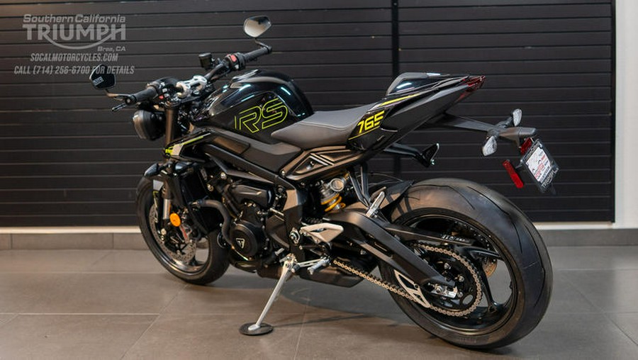 2025 Triumph Street Triple 765 RS Phantom Black