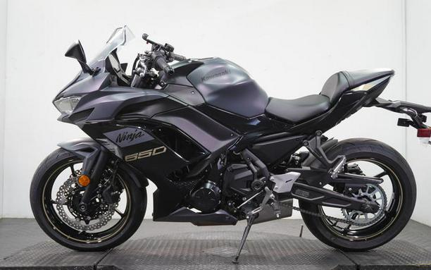 2024 Kawasaki Ninja® 650 ABS Metallic Matte Dark Gray/Metallic Spark Black