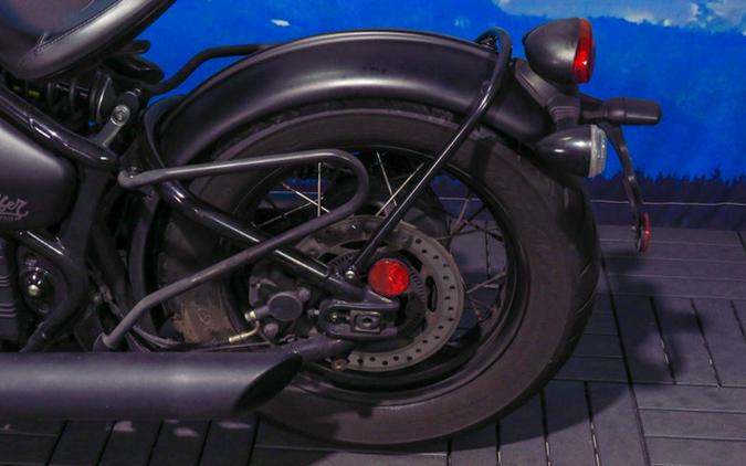 2019 Triumph Bonneville Bobber Black Matt Jet Black