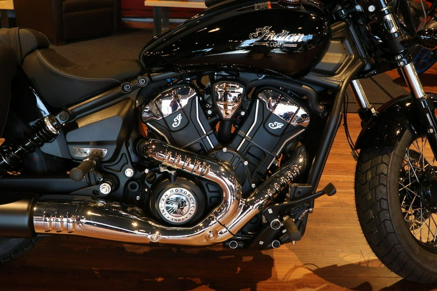 2025 Indian Motorcycle® Super Scout® Black Smoke with Graphics