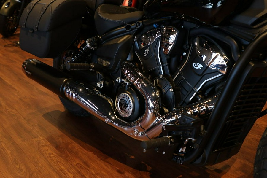 2025 Indian Motorcycle® Super Scout® Black Smoke with Graphics