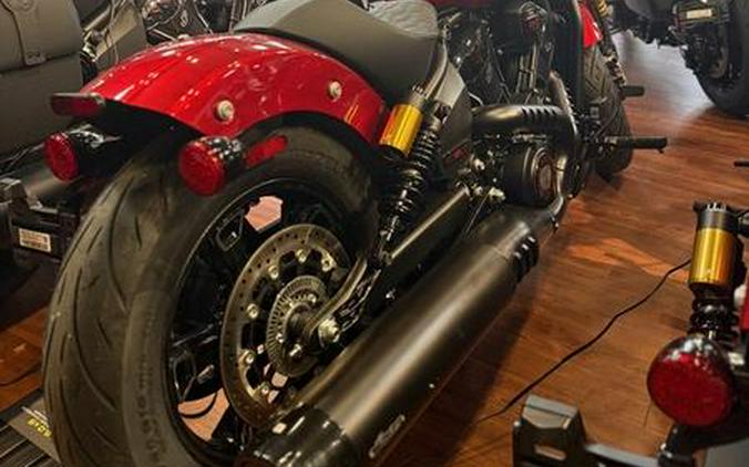 2025 Indian Motorcycle® 101 Scout® Sunset Red Metallic with Graphics