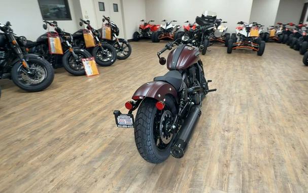 2026 Indian Scout Bobber Maroon Metallic Smoke