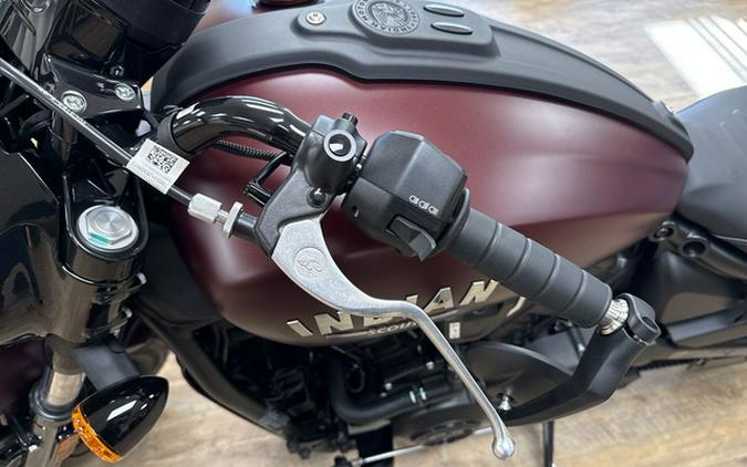 2026 Indian Scout Bobber Maroon Metallic Smoke