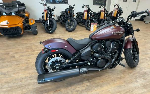 2026 Indian Scout Bobber Maroon Metallic Smoke