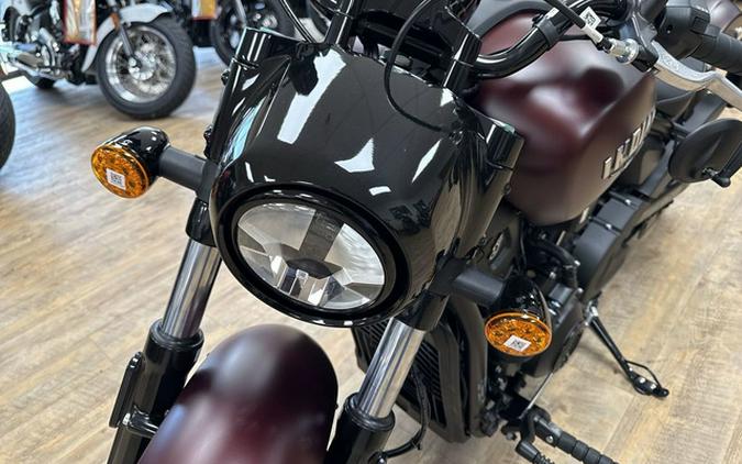 2026 Indian Scout Bobber Maroon Metallic Smoke
