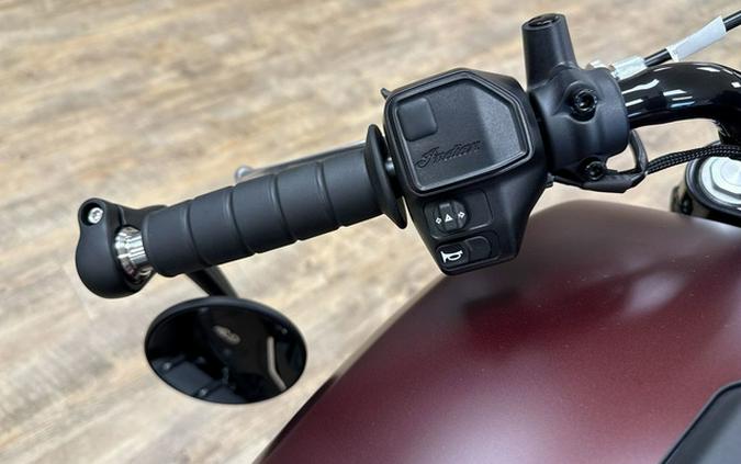 2026 Indian Scout Bobber Maroon Metallic Smoke