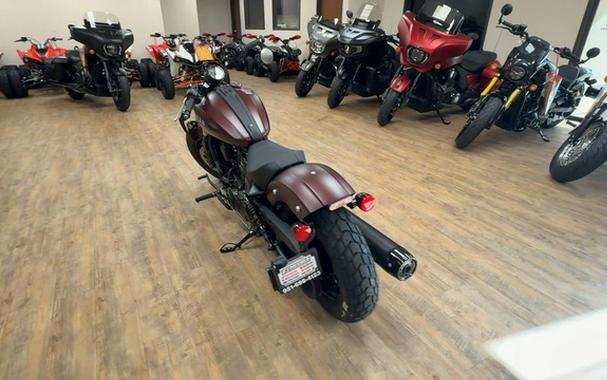 2026 Indian Scout Bobber Maroon Metallic Smoke