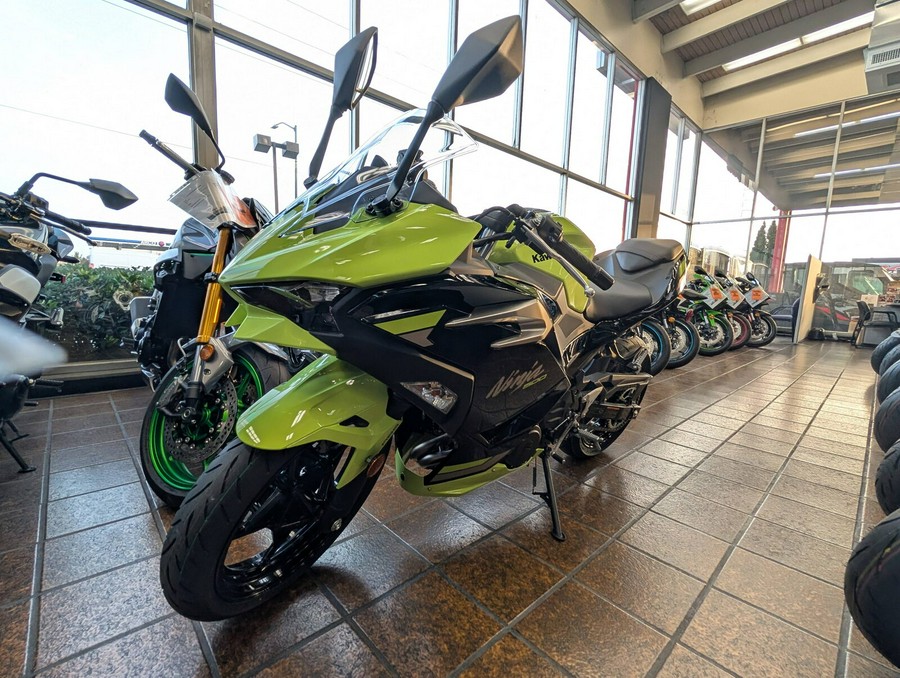 2026 Kawasaki NINJA 500 ABS Metallic Yellowish Green/Ebony - A78779